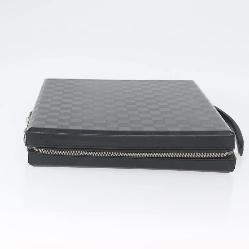 Louis Vuitton Damier Grasset Luke Business Bag Navy